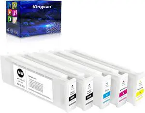 T6941 T6942 T6943 T6944 T6945 Ink Cartridge 700ml T694 for SureColor SC-T3000 T3070 T3200 T3270 T5000 T5070 T5200 T5270 T7000 T7070 T7200 T7270 T5200D Printer (5 Pack)