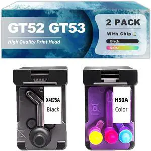 GT52 GT53 X4E75A MOH50A Printhead Compatible for HP 508 510 511 516 518 519 531 536 538 539 618 525 528 582 585 588 589 Printers Replacement Print Head Combo Pack