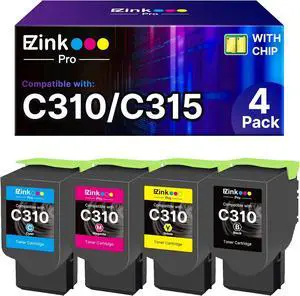 C310 Toner Cartridge Compatible Replacement for Xerox C310 C315 Toner Cartridge C315 for Xerox C310 C310DNI C310DNIM C315 C315DNI Printer006R04356 006R04357 006R04358 006R043594 Packs