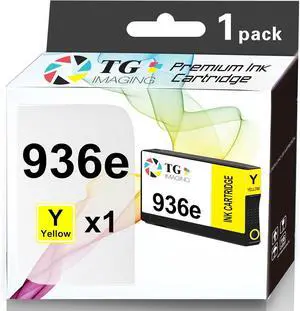 TG Imaging Compatible 936e Ink Cartridge Replacement for HP 936 Yellow 936e XL Ink for Office Jet 9122e Office Jet Pro 9110b 9120b 9125e 9126 9128e 9130b 9135e 9730e 9720e Printers (1-Pack,4S6V5LN)