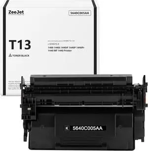 T13 Black Toner Cartridges T13BK 5640C005AA Replacement for Canon T13 Toner Cartridge for i-SENSYS X 1400 1440i 1440iF 1440P 1440Pr imageCLASS X MF 1440 LBP 1440 Series Printer Ink 1-Pack