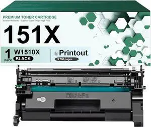 Compatible for HP 151X Toner Cartridge Replacement for W1510X Cartridge Fit for HP Laserjet Pro 4103fdn 4003w 4103fdw 4003dw Printers