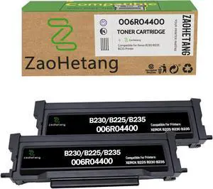 B230 B225 B235 Black Toner Cartridge 006R04400 Compatible for Xerox B230 B225 B235 Printer 3,000 Pages (2 Packs)
