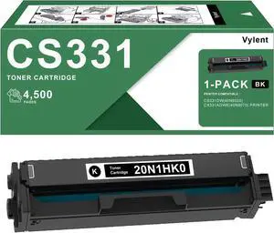 20N1HK0 High Yield Toner Cartridge (with chip) Replacement for Lexmark 20N1HK0 Black Toner Cartridge for Lexmark CS331 CS331dn CS431 CX331 CX431 Printer Ink 1-Pack