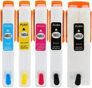 KHY Remanufactured 410XL Empty Refillable Ink Cartridges With a Single-use Chips Suitable 410XL Workforce Pro Expression XP-640 XP-830 XP-7100 XP-530 XP-630 XP-635 Regular Or Sublimation Printing