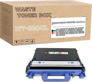 WT-320CL Waste Toner Box Compatible for Brother DCP-L8400CDN DCP-L8410CDN HL-L8260CDW HL-L9310CDW MFC-L8600CDW MFC-L8850CDW MFC-L8900CDW Printer 1Pack