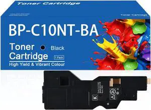 BP-C10NT Toner Cartridges Compatible for Sharp BP-C10NT-BA Black Toner Cartridge Work for Sharp BP-C131WD BP-C131PW Printers