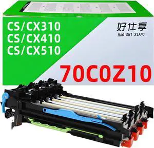 70C0Z50 70C0Z10 70C0P00 70C0ZK0 Imaging Kit Toner Imaging Unit Drum Unit Compatible with Lexmark CS310 CS410 CS510 CS310dn CS410dn CS510de CX310 CX410 CX510 CX310dn CX410de CX510de Printer (1Pack)