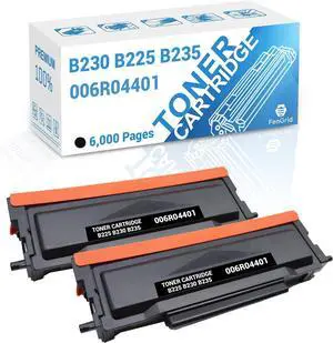 2-Pack B235 Toner Cartridge, 006R04401 (with New Chip), 6,000 Page-Yield, Works with Printer Models Xerox 006R04401 B225 B225DNI B230 B230DNI B235 B235DNI