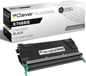 CS Replacement Compatible with Lexmark X748DE Toner Cartridge C746H2KG to use with C746DN C746DTN C746N C748DE C748DTE C748E X746DE X748DE X748DTE (Black, 1-Pack) CS Replacement Compatible with Lexmark X748DE Toner Cartridge C746H2KG to use with C746DN C746DTN C746N C748DE C748DTE C748E X746DE X748DE X748DTE (Black, 1-Pack)