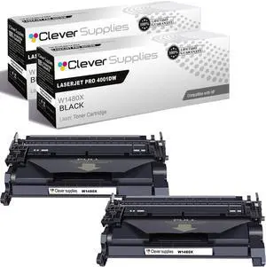 CS Replacement Compatible with HP PRO 4001DW Toner Cartridge W1480X to use with PRO 4001DN 4001DW 4002DN 4101FDN 4101FDW (Black, 2-Pack)