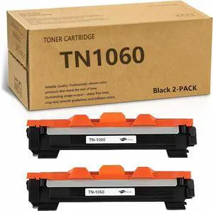 SIWEISI TN1060 Toner Cartridge 2 Pack - Premium Compatible Replacement for Brother TN-1060 Black Works with Brother HL-1110 1112 1212W MFC-1810 1910W DCP-1510 1510R 1610W 1612W Printers