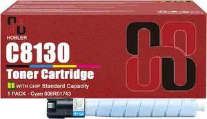 C8130 Toner Cartridges Compatible for Xerox 006R01742 006R01743 006R01744 006R01745 Toner Cartridge Work for Xerox AltaLink C8130 C8135 C8145 C8155 C8170 Printers 1 Cyan Pack
