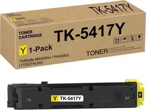 TK-5417Y TK5417Y Toner Cartridge Compatible for Kyocera TK-5417Y TK5417Y 1T02Z7AUS0 for TASKalfa MA4500ci / PA4500ci Printer 1 Pack Yellow 13,000 Pages