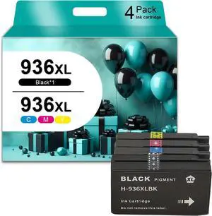 936XL 936e Ink Cartridges Combo Pack Compatible for HP Officejet Pro 9110B 9120 9130 9720 9730 Printers High Yield Ink Cartridges
