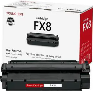 FX8 Toner Cartridge 1-Pack Black FX8 FX-8 Toner Compatible Replacement for Canon Faxphone L170 L360 L380 ImageClass D320 D380 LaserClass 310 510 PC-D320 PC-D340 Printer