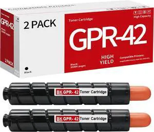 GPR-42 4791B003AA High Yield Toner Cartridge Replacement for Canon GPR-42 4791B003AA Toner Compatible with Canon imageRunner Advance 4045 4051 4245 4251 Printer Toner (Black, 2Pack)