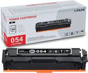 1-Pack 054 3024C001 Black Toner Cartridge High Yield Compatible CRG054 054 Replacement for Canon imageCLASS MF642Cdw MF644Cdw MF640C MF643Cdw MF645Cx LBP621Cw LBP622Cdw LBP623Cdw Printer