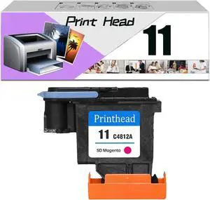 Compatible 11 C4811A C4812A C4813A C4810A Print Head Printhead, Work for HP Business Inkjet 1000 1200 2280 2300 2600 DesignJet 20PS 50PS 70 100Plus 110Plus 111 120 120NR 500 500ps C4812A
