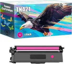 TN421 Toner Cartridge Compatible for Brother HL-L8260CDW HL-L8260CDN MFC-L8690CDW DCP-L8410CDW HL-L8360CDW MFC-L8900CDW MFC-L8610CDW MFC-L9570CDW MFC-L9570CDWT HL-L9310CDW Printers (1 Pack Magenta)