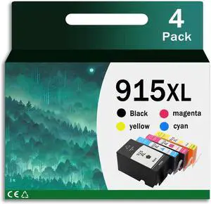 915XL 915 XL Ink Cartridges Combo Pack Compatible Replacement 915XL for HP Officejet 8010 8012 8013 8015 Officejet Pro 8020 8022 8023 8026 8028 8030 Printers