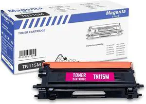 1 Pack TN115M Magenta Toner Cartridge TN115M High Yield 5,500 Pages Compatible for Brother HL-4070CDW 4040CN 4040CDN 4040CDW 4050CDN MFC-9440CN 9840CDW 9450CDN DCP-9040CN 9045CDN 9042CDN Printer