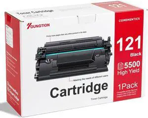 121 Black Toner Cartridge High Yield (1-Pack) Compatible 121 Toner Cartridges Replacement for Canon 121 Toner Cartridge for imageCLASS D1620 D1650 Printer