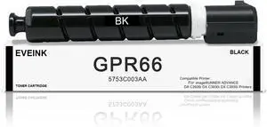 GPR-66 Black Toner Cartridge High Yield for GPR 66 Toner Cartridge 5753C003AA Compatible with Canon imageRUNNER Advance DX C3926i C3930i C3935i Series Printers