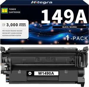 149A W1490A Toner Cartridge 1-Pack Black Replacement for HP W1490A Toner 149A Compatible with Pro 4002dn 4002dne 4002dwe 4002dw MFP 4102dw 4102dwe 4102fdn 4102fdwe 4102fdw Printer Black Toner