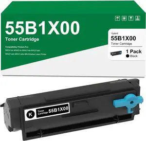 Vylent 55B1X00 Toner Cartridge Replacement for Lexmark 55B1X00 Toner Cartridge Work for Lexmark MX431 MS431 MX432 MS431dn MX431adn MS431dw MX431adw Printer, 20,000 Pages