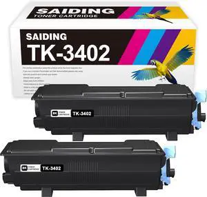SAIDING High Yield TK-3402 TK3402 Black Toner Cartridge 1T0C0Y0US0 Replacement for Kyocera ECOSYS PA4500x MA4500ix MA4500ifx Laser Printer(2-Pack)