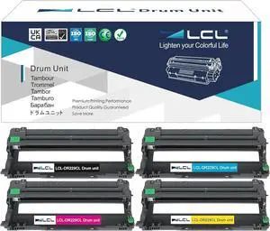 LCL DR229CL Imaging Unit Replacement for Brother DR229 DR229CL DR-229CL for HL-L3220CDW HL-L3280CDW HL-L3295CDW HL-L3300CDW HL-L8245CDW MFC-L3720CDW MFC-L3765CDW MFC-L3780CDW Printers (KCMY)