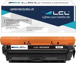 LCL Remanufactured W2000X Black Toner Cartridge Replacement for HP 658A 658X W2000A W2000X M751n M751dn M751 Series (1-Pack)