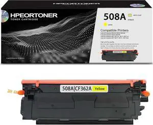 1 Pack 508A|CF362A Yellow Toner Cartridge 6,000 Pages, Replacement for HP 508A|CF363A M552dn M553n M553dn M553x M553dh MFP M577dn MFP M577z MFP M577f Printer