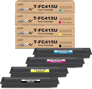 T-FC415U Toner Cartridge Replacement for Toshiba T-FC415U T-FC415-K T-FC415-C T-FC415U-M T-FC415U-Y Toner for E-Studio 2515AC 3015AC 3515AC 4515AC 5015AC Printer