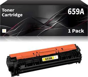 659A W2012A Yellow Toner Cartridge Compatible for HP 659A High Capacity Ink Cartridges Replacement for HP Enterprise Flow MFP M776 M856x M856dn M776z M776dn M776zs Printer 1 Pack (Yellow)