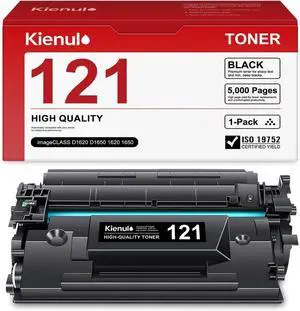 121 Black Toner Cartridge High Yield 1-Pack, CRG121 CRG-121 CRG 121 Toner Replacement for Canon imageCLASS D1620 D1650 1620 1650 Printer, 3252C001AA Toner