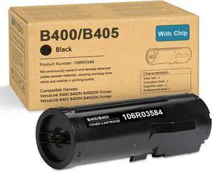 VersaLink B400 B405 Extra High Yield Toner - 106R03584 Toner Cartridge Replacement for Xerox VersaLink B400 B405 B400N B405DN Printer, (1-Pack, Black)