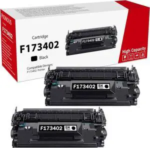 F173402 Black Toner Cartridge (2-Pack) - PINOS Compatible F173402 Toner Cartridge Replacement for Canon F173402 Black Toner Cartridge Work with F173402 Printer