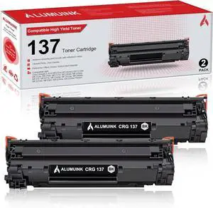 137 Toner Cartridge - 2 Pack Black CRG 137 Replacement for Canon 137 CRG137 Toner Cartridge for IImageCLASS MF232w MF242dw LBP151dw MF212w MF216n MF217w MF244dw MF247dw MF249dw MF229dw Printers
