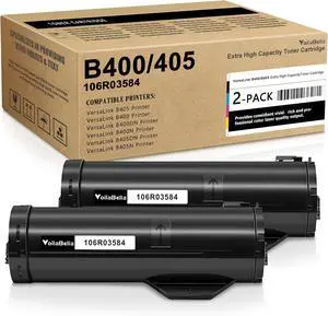VersaLink B400/B405 Toner Cartridges 106R03584 Black Toner High Yield Replacement for Xerox VersaLink B405 B400 B400DN B400N B405DN Printer (2 Pack)