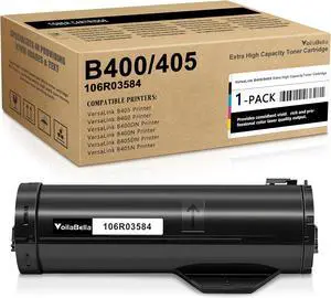 VersaLink B400/B405 Toner Cartridges 106R03584 Black Toner High Yield Replacement for Xerox VersaLink B405 B400 B400DN B400N B405DN Printer (1 Pack)