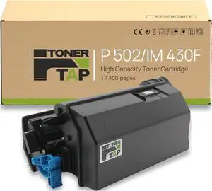 Toner Tap Compatible Toner Cartridge for Ricoh IM 430Fb, P 502, High-Yield Replacement 418126 Toner - 17,400 Pages Black Toner with Chip