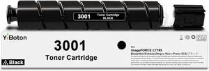 C7165 3001 Black Toner Cartridge Replacement for Canon 6492C001 Compatible for imageFORCE C7165 Printer(1-Pack)