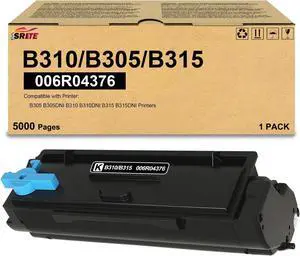 High Capacity B310 B315 B305 Black Toner Cartridge 5000 Pages (with Chip) Replacement for Xerox 006R04376 006R04377 Toner for Xerox B305 B310 B315 Printer
