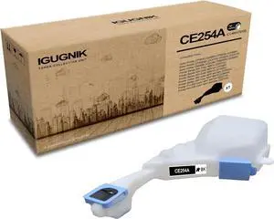 1-Pack CE254A (CC468-679100) Black Toner Collection Unit, Replacement for HP CP3525 CP3525n CP3525dn CP3525x CM3530 CM3530fs 500 Color M551n M551dn M551xh MFP M575dn M575f M570dn M570dw Printer