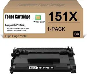 151X W1510X Toner Cartridge Replacement for Pro 4003d 4003w 4003dn 4003dw MFP 4103dw 4103fdn 4103fdw Printer, 1 Pack