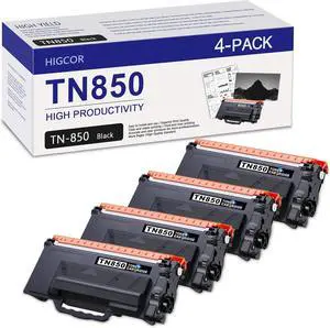 TN850 Replacement for Brother TN-850 TN 850 TN850 High Yield Toner Cartridges for HL-L6200DWT L6200DW L5200DW L5100DN MFC-L5800DW L5700DW L6700DW L6800DW 2 Black