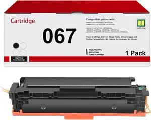 067 Black Toner Cartridge Replacement for Canon 067 067H CRG-067 Toner for imageCLASS MF653Cdw MF654Cdw MF656Cdw LBP633Cdw LBP632Cdw Printer Toner (1 Black)