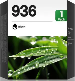 936 Black Ink Cartridges for OfficeJet Pro 9135e 9125e 9110b Compatible with 936 Ink Cartridges 936 Black Ink for OfficeJet Pro 9135 e 9125 e 9110 b 9730 e 9130 b 9122 e 9128 e Printer (1 Black)